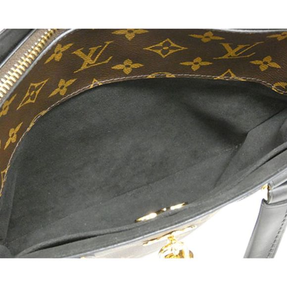 Louis Vuitton Monogram Flower Zipped Tote PM Tote Bag Brown - Picture 8 of 8